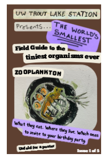The front cover of issue 1 of a guide book series, titled "The World's Smallest Field Guide to the tiniest organisms ever."