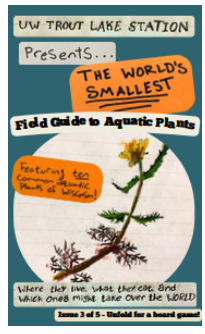 The front cover of issue 3 of a guide book series, titled "The World's Smallest Field Guide to Aquatic Plants."